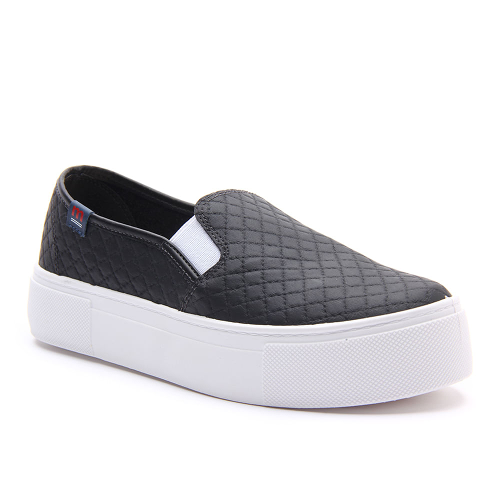 tenis molecas plataforma preto