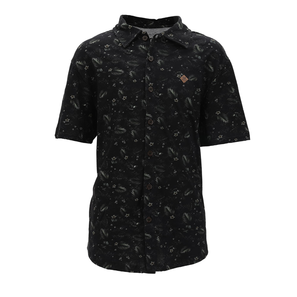 camisa floral juvenil